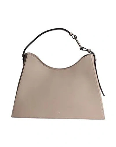 Furla Woman Handbag Dove Grey Size - Calfskin In Brown