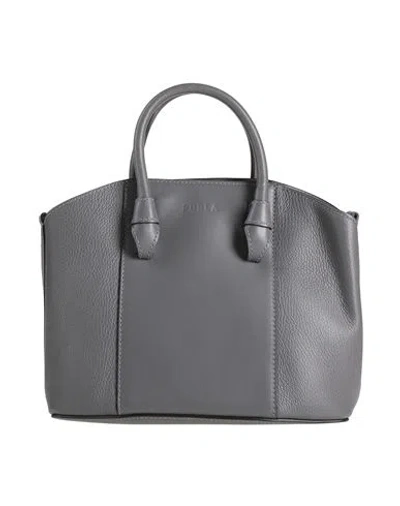 Furla Woman Handbag Grey Size - Leather In Gray