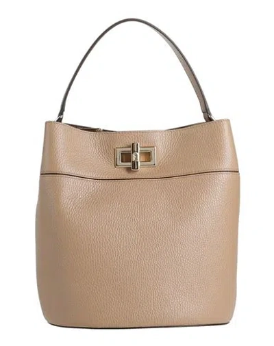 Furla Woman Handbag Light Brown Size - Leather In Sand
