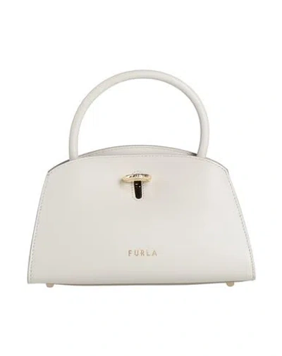 Furla Woman Handbag Light Grey Size - Leather In Gray