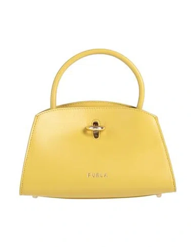 Furla Woman Handbag Mustard Size - Leather In Yellow