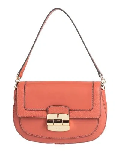 Furla Woman Handbag Tan Size - Calfskin In Brown