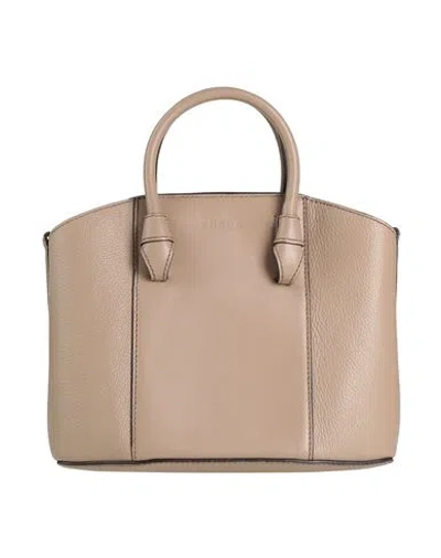 Furla Woman Handbag Taupe Size - Leather In Gray