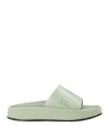 Furla Woman Sandals Sage Green Size 6 Polyurethane In Sage Green