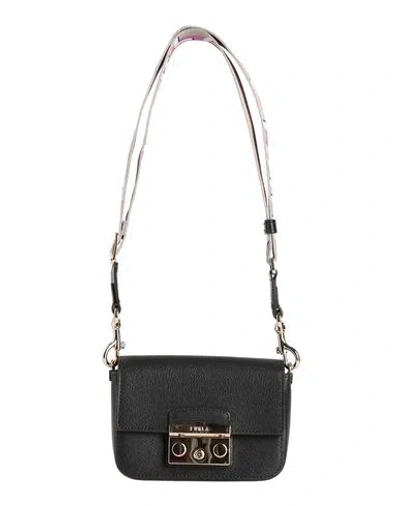 Furla Woman Shoulder Bag Black Size - Calfskin In Black