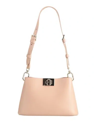 Furla Woman Shoulder Bag Blush Size - Calfskin In Pink