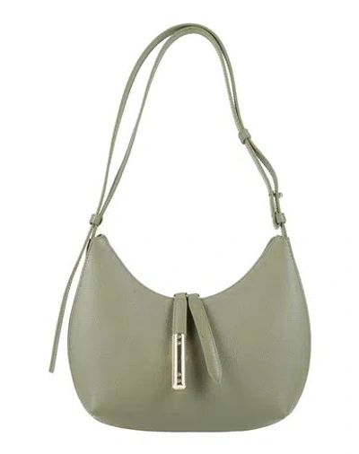Furla Woman Shoulder Bag Green Size - Leather