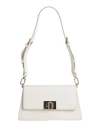 Furla Woman Shoulder Bag Light Grey Size - Leather In Gray
