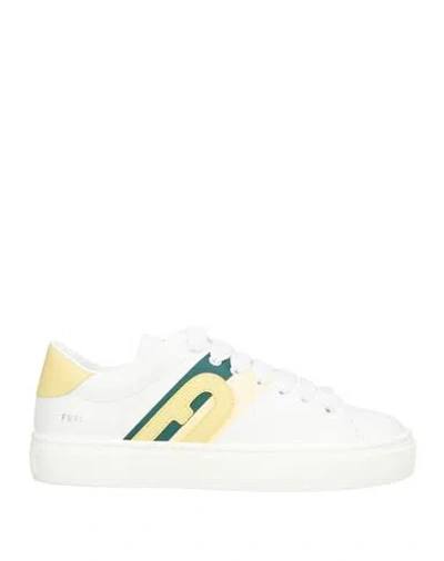 Furla Woman Sneakers Off White Size 8 Calfskin