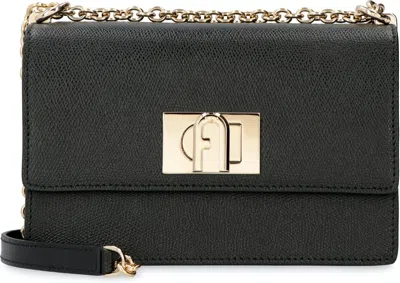 Furla Women's 1927 Leather Mini Crossbody Bag In Black