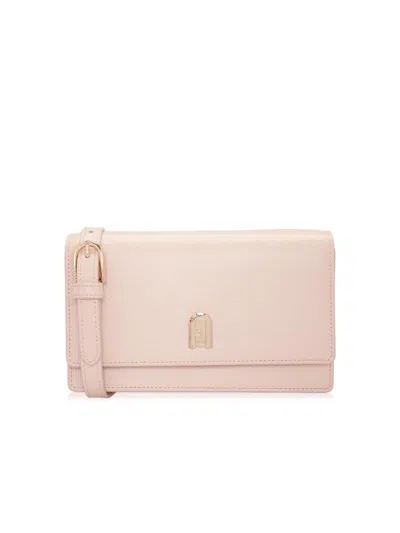 Furla Women's 1927 Logo Plaque Mini Crossbody Bag In Pink
