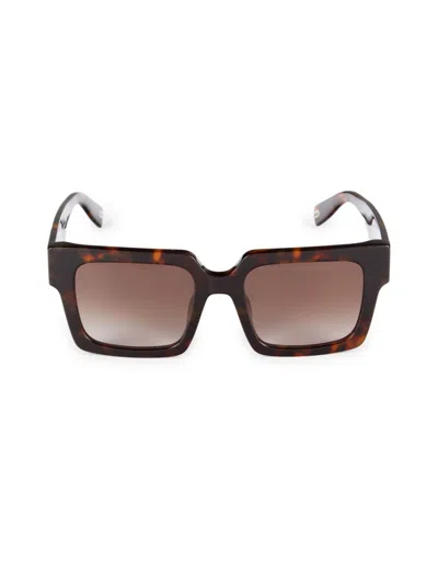 Furla Women's 54mm Square Sunglasses In Brown Havana