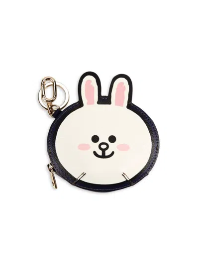 Furla Women's Bunny Leather Coin Pouch In Black