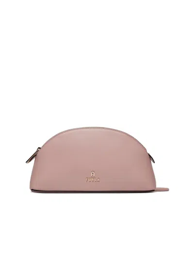 Furla Women's Camelia Logo Plaque Mini Crossbody Bag In Pink