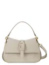 Furla Flow Mini Hand Bag In Chalk