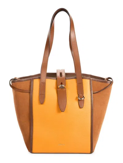 Furla Women's Leather & Suede Tote In Brown