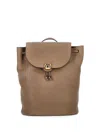 Furla Leather Backpack In Brown