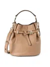 Furla Women's Leather Bucket Bag In Sand