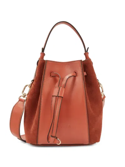 Furla Women's Leather Bucket Crossbody Bag In Brown