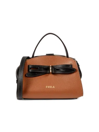 Furla Women's Leather Crossbody Bag In Cognac