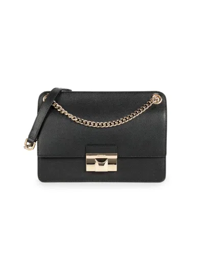 Furla Women's Leather Shoulder Bag In Nero