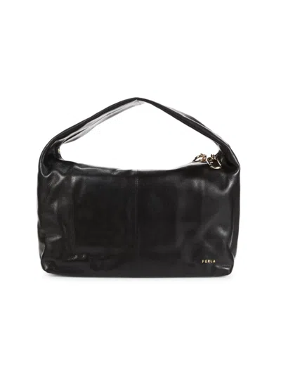 Furla Women's Leather Top Handle Bag In Black