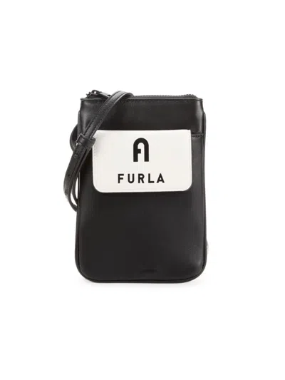 Furla Women's Logo Crossbody Bag In Black