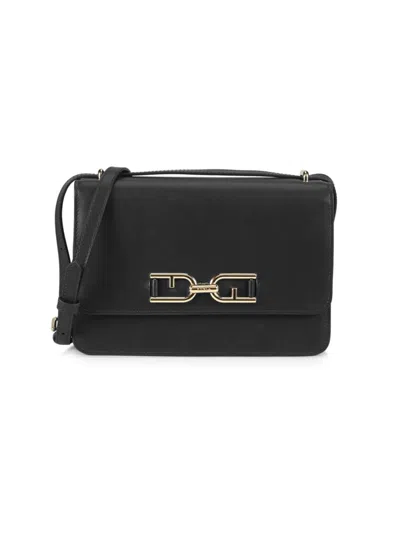 Furla Women's Logo Leather Crossbody Bag In Black