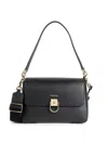 Furla Women's Logo Leather Top Handle Bag In Nero