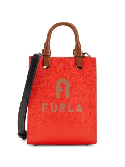 Furla Women's Logo Leather Tote In Spritz