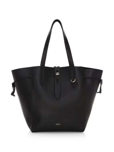 Furla Women's Net Leather Tote In Black