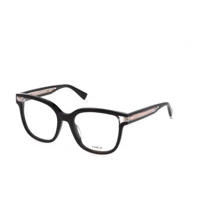 Furla Women's Vfu582v Eyeglasses In Shinny Black In Multi