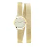 Furla Women's Vittoria Guilloche' Gold Col. Dial Stainless Steel Watch In Gold