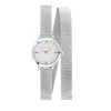 Furla Women's Vittoria Silver Dial Stainless Steel Watch In Gold