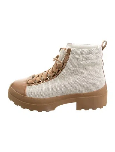Pre-owned Furla Wool Combat Boots In Multicolor