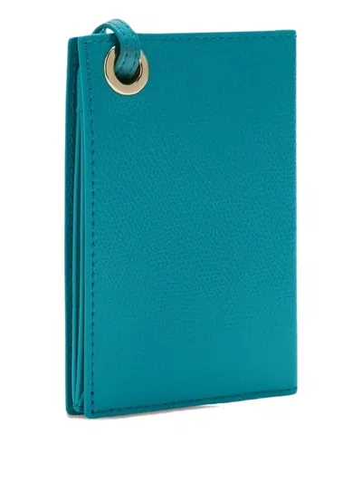 Furla Wristlet Logo Wallet In Red