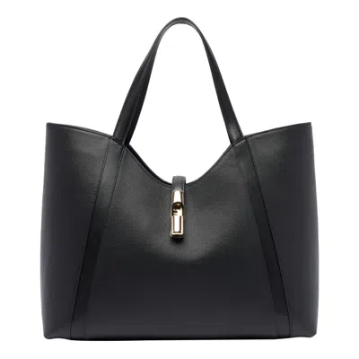 Furla Xl Goccia Hobo Bag In Black