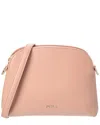 Furla Zelda Mini Leather Crossbody In Pink