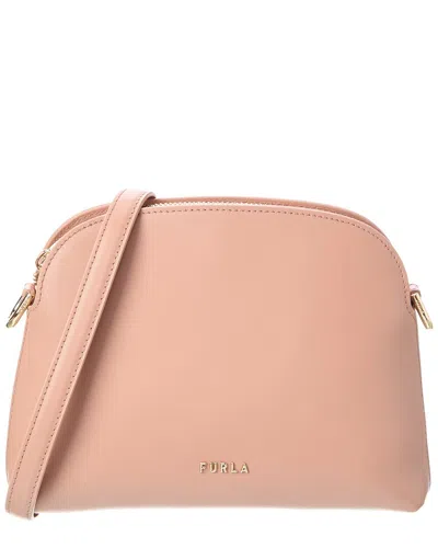 Furla Zelda Mini Leather Crossbody In Pink
