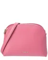 Furla Zelda Mini Leather Crossbody In Pink