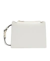 Furla Nuvola Leather Shoulder Bag In White