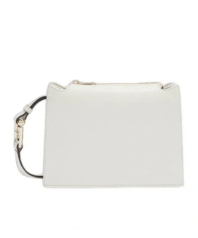 Furla Nuvola Leather Shoulder Bag In White