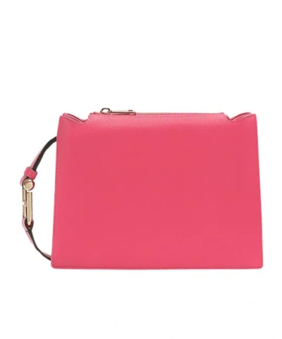 Furla Zippered Shoulder Bag In Red
