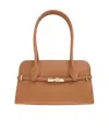 Furla Zippered Shoulder Bag In Brown