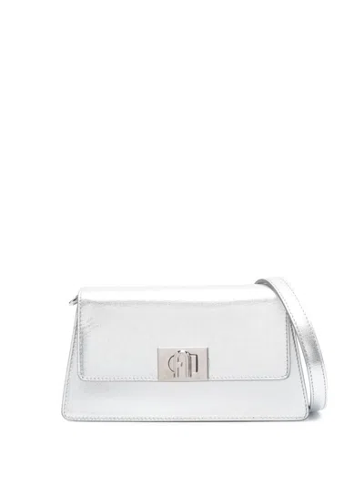 Furla Zoe Mini Shoulder Bag Bags In Y3000 Color Silver