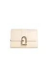 Furla 'urban S' Cream Lear Crossbody Bag In White