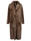 Furling By Giani Brown Long Coat