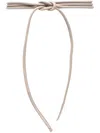 Furling By Giani Rolled Leather Belt In Beige