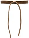 Furling By Giani Cinturafilosuedecammello In Brown