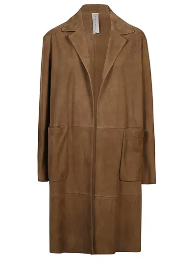 Furling By Giani Brown Suede Midi Coat